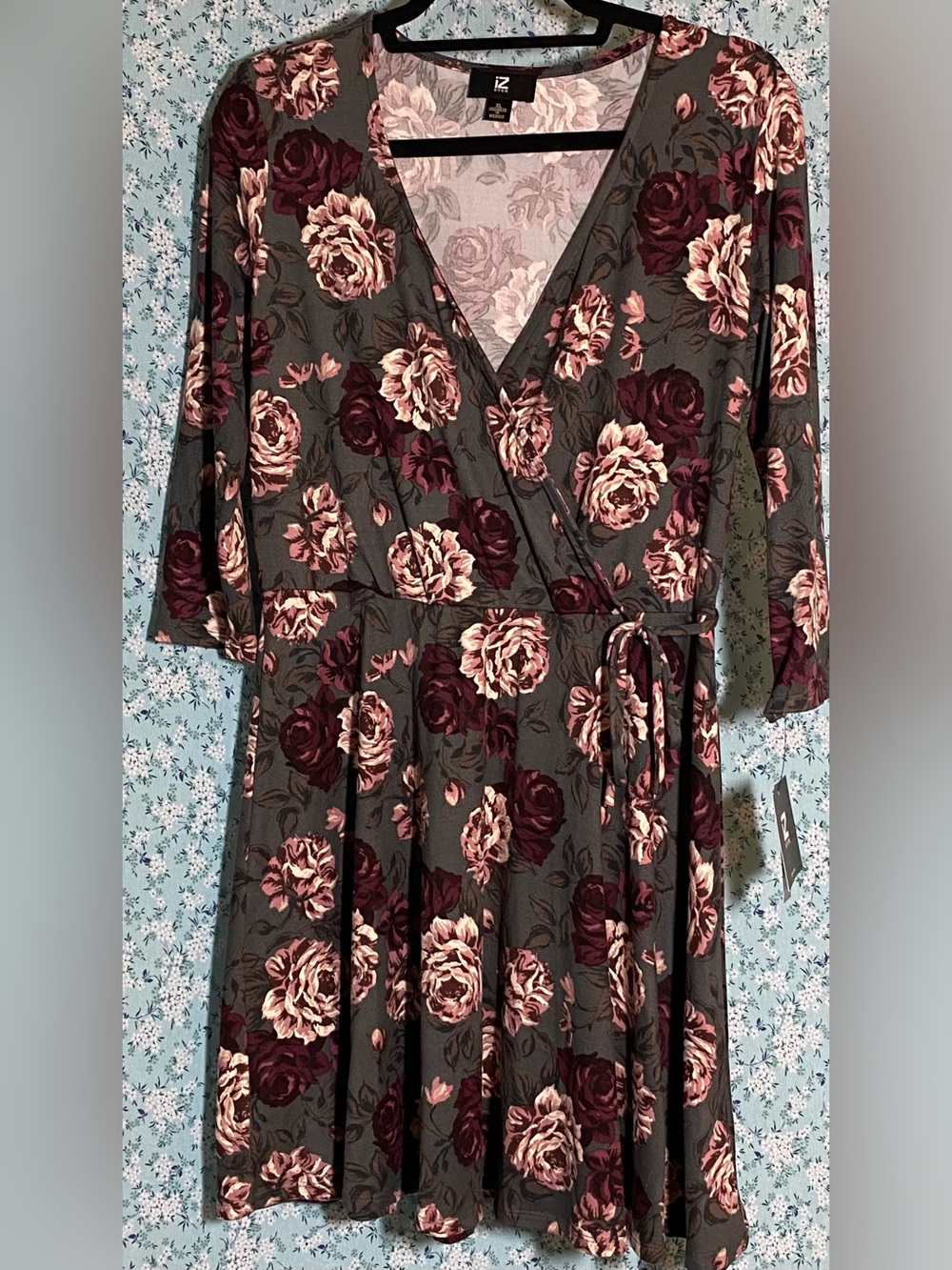IZ Byer Floral Dress